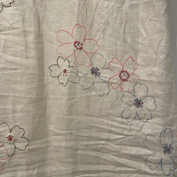 Willi Smith embroidered linen dress - Picture 2 of 6